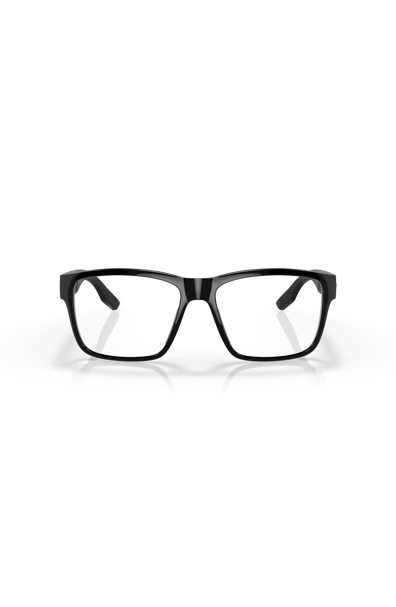 Costa 57mm Square optical glasses, Alternate, color, Black