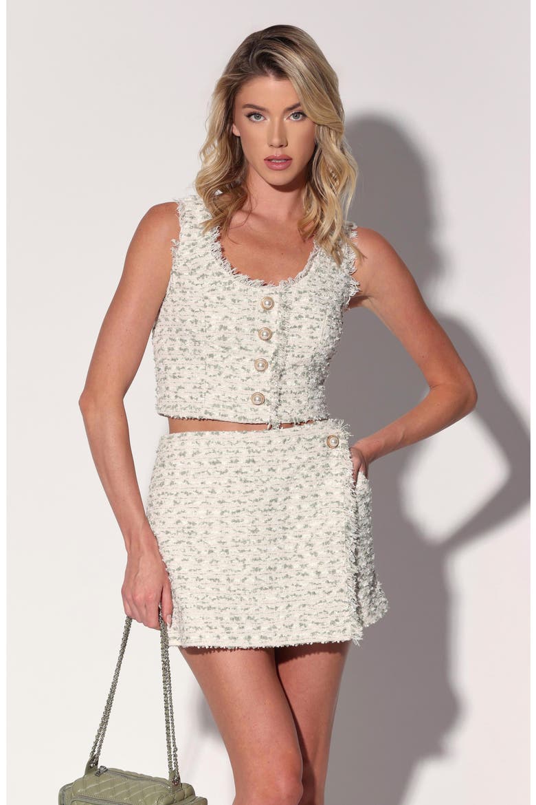 Anna Marie Tweed Skort, Alternate, color, MILOS TWEED