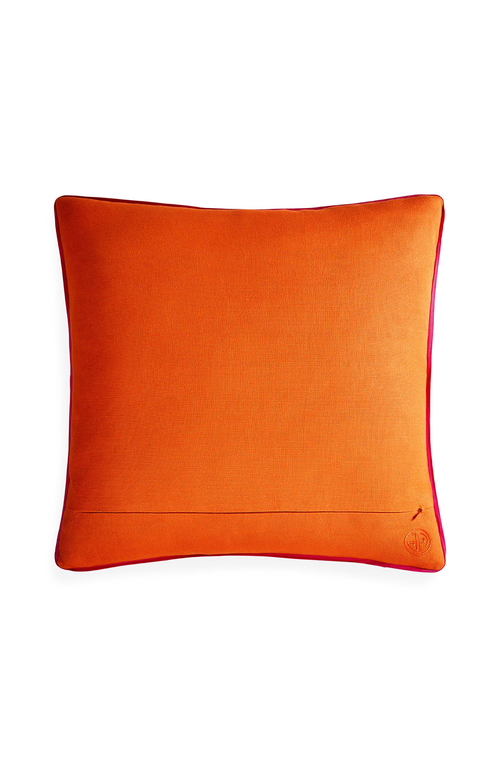 Jonathan Adler Playa Corded Coral Cushion In Orange