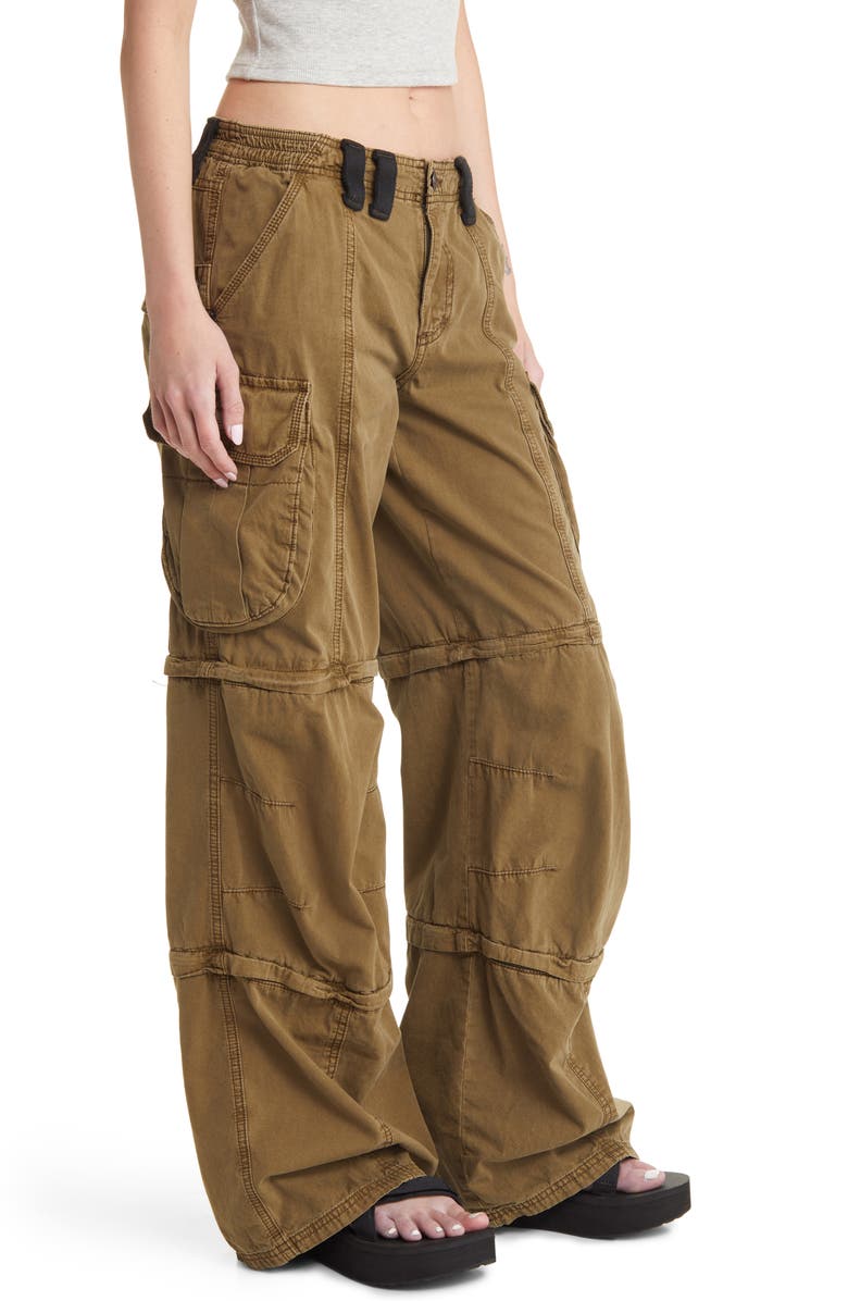 BDG Urban Outfitters Zip Convertible Twill Cargo Pants, Alternate, color, 