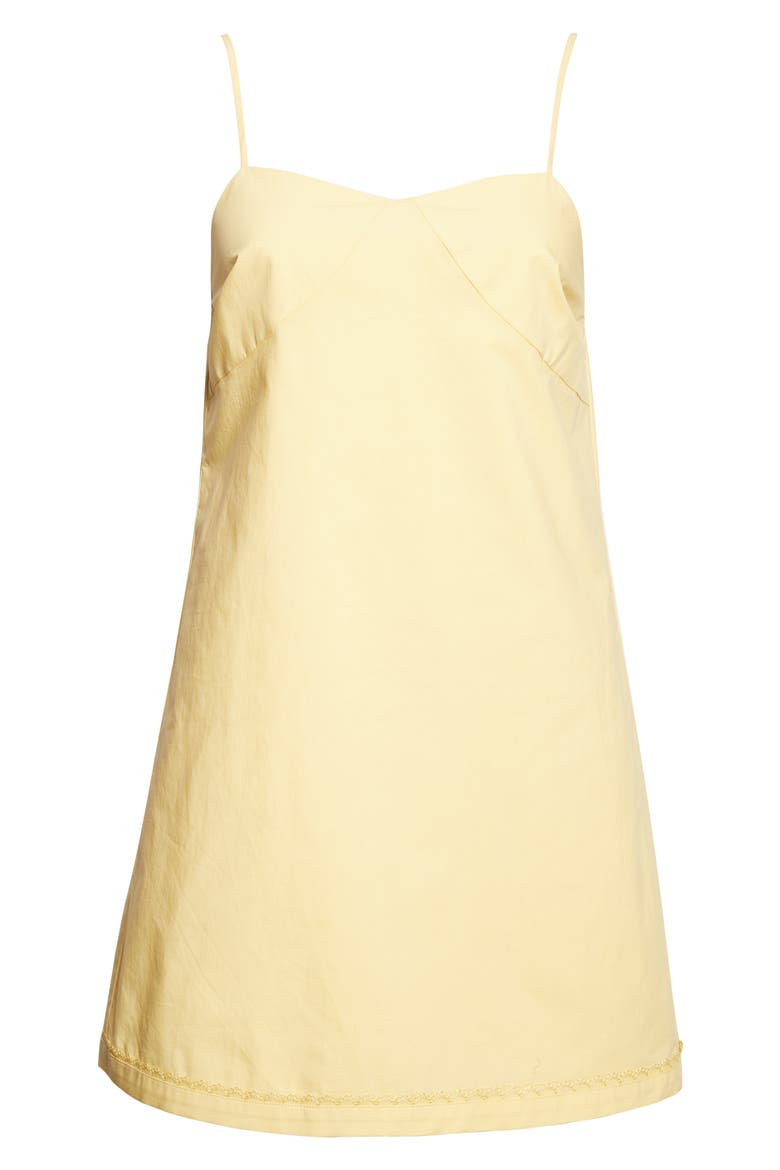 Lindie Cotton Mini Sundress, Alternate, color, YELLOW