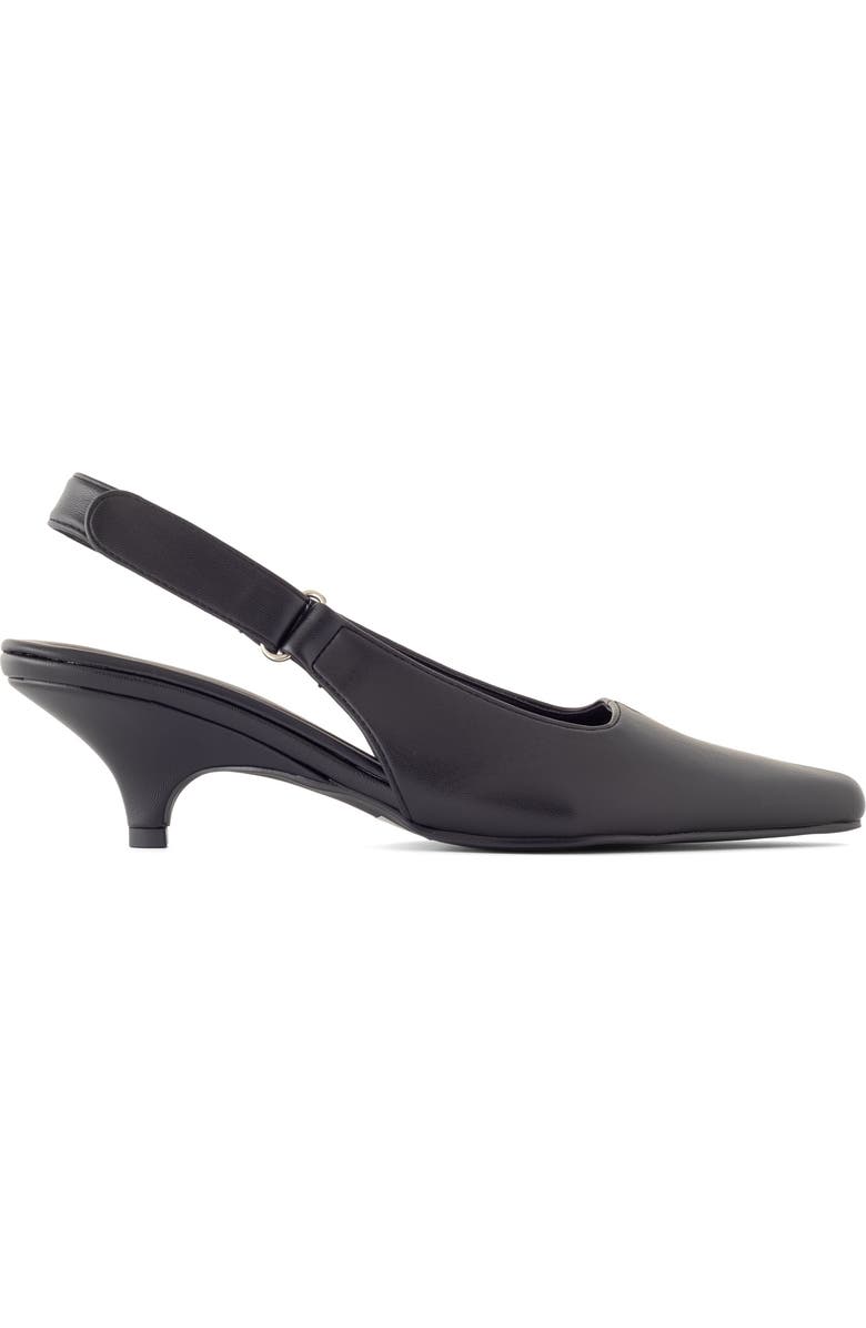 Therapy Australia Newark Pointed-Toe Slingback Heel, Main, color, Black Pu