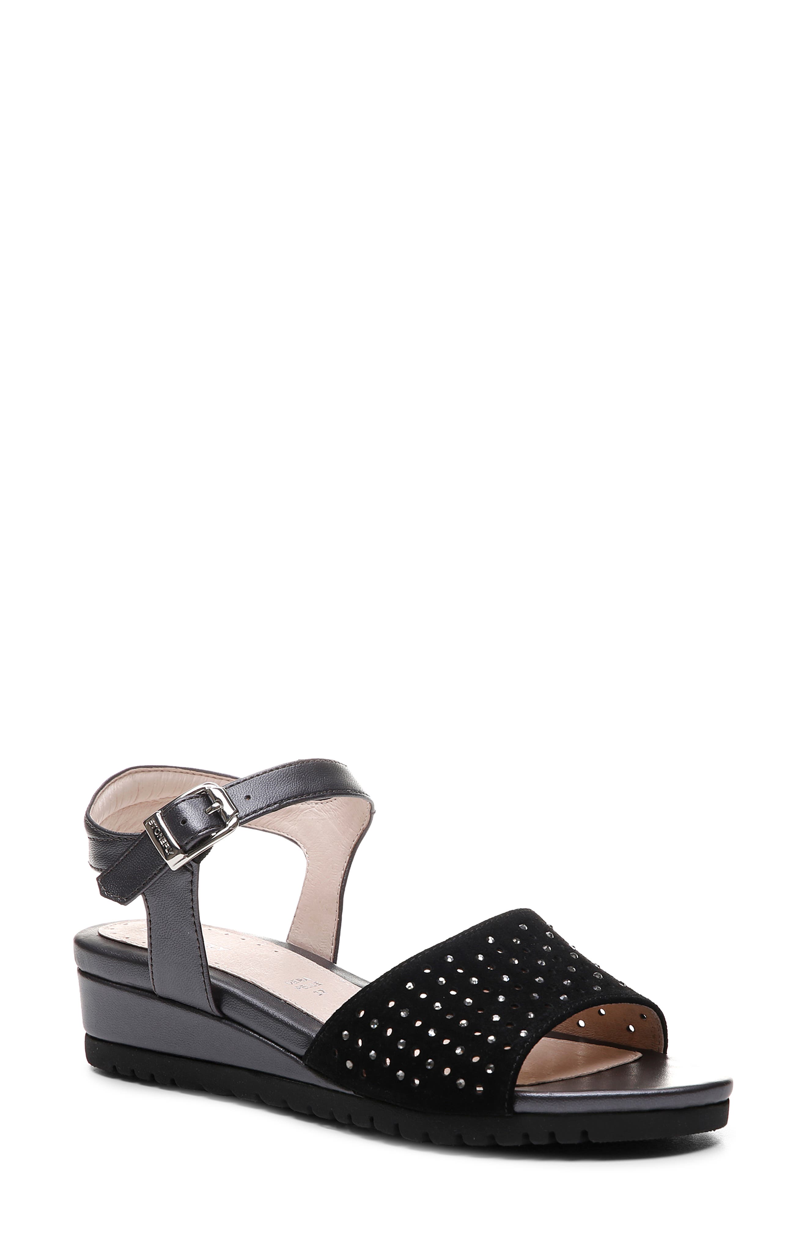 Stonefly Cher Wedge Sandal, Main, color, 