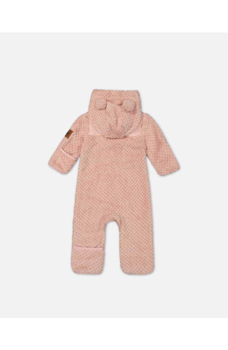 Deux par Deux Baby Girl's Baby One Piece Plush Pink, Alternate, color,