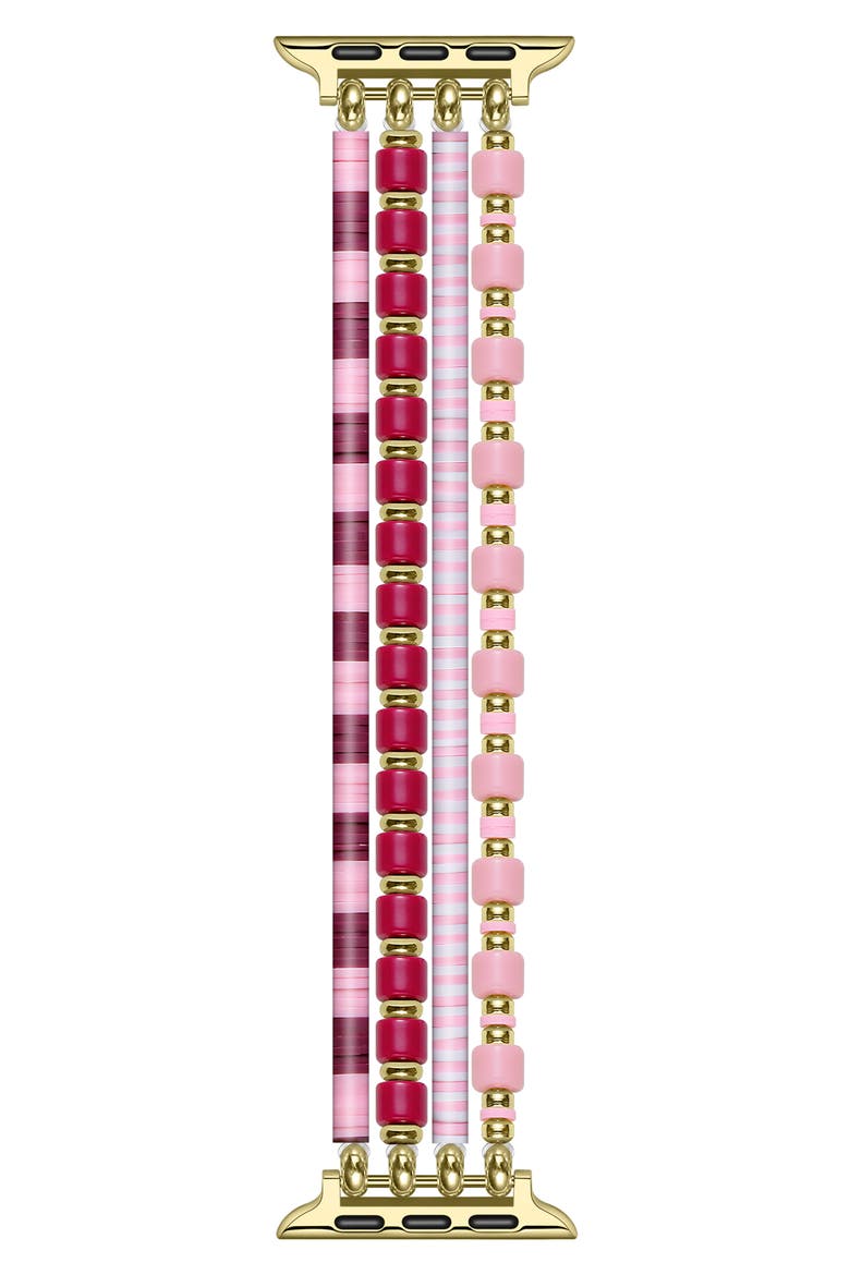 Fling Beaded Watch® Watchband, Main, color, PINK