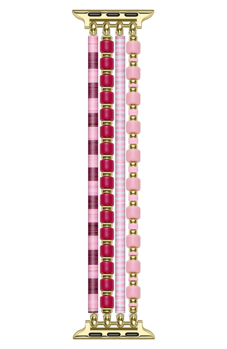 The Posh Tech Fling Beaded Watch<sup>®</sup> Watchband, Main, color, Pink