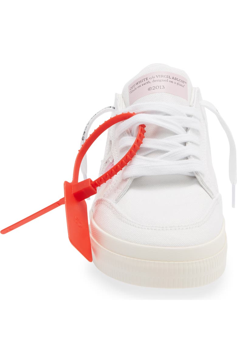 Off-White New Vulcanized Animation Low Top Sneaker, Alternate, color, White - Light Pink