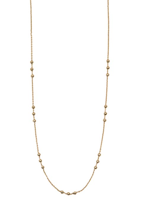 Triple Ball Station Necklace