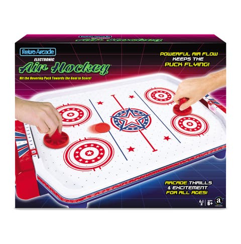 Retro Arcade Electronic Air Hockey Tabletop Game