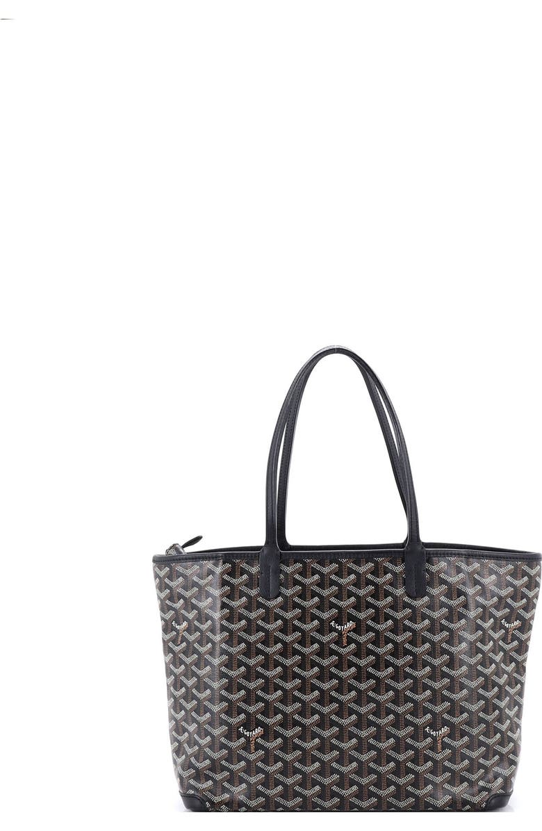 Pre-Owned Goyard Artois Tote Coated Canvas PM, Alternate, color, Black