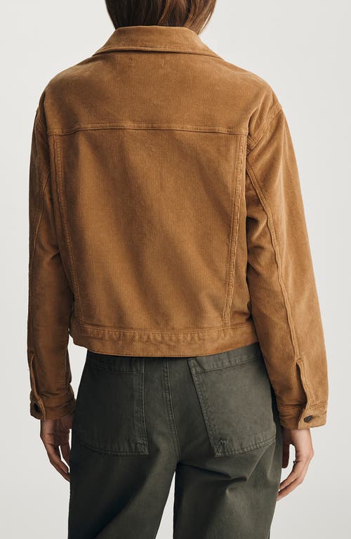 Mavi Jeans Megi Corduroy Crop Jacket In Brown