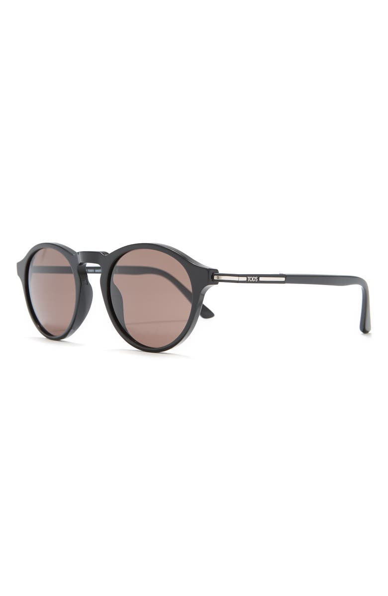 Tod's TODS 50mm Round Sunglasses, Alternate, color,