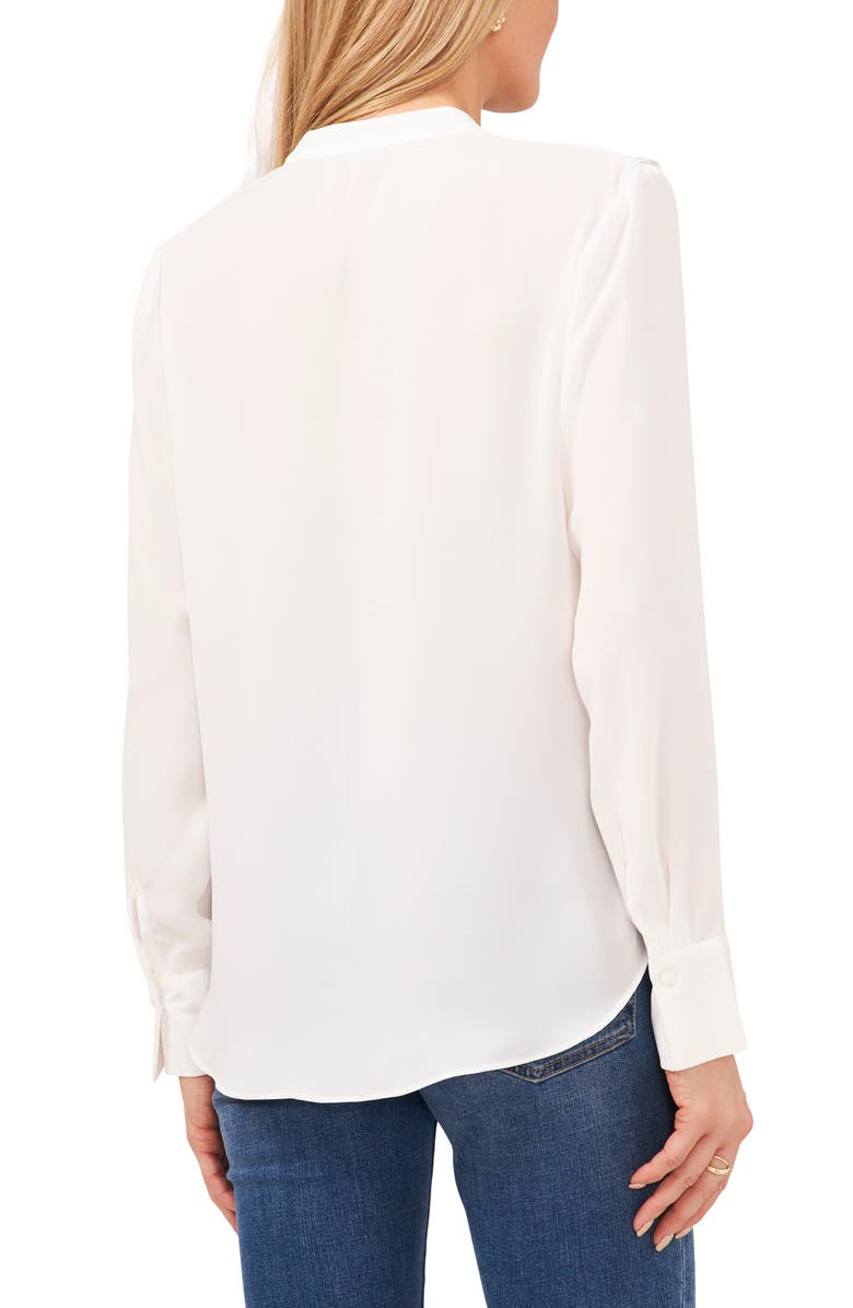 Vince Camuto Ruffle Placket Button-Up Shirt, Alternate, color, 