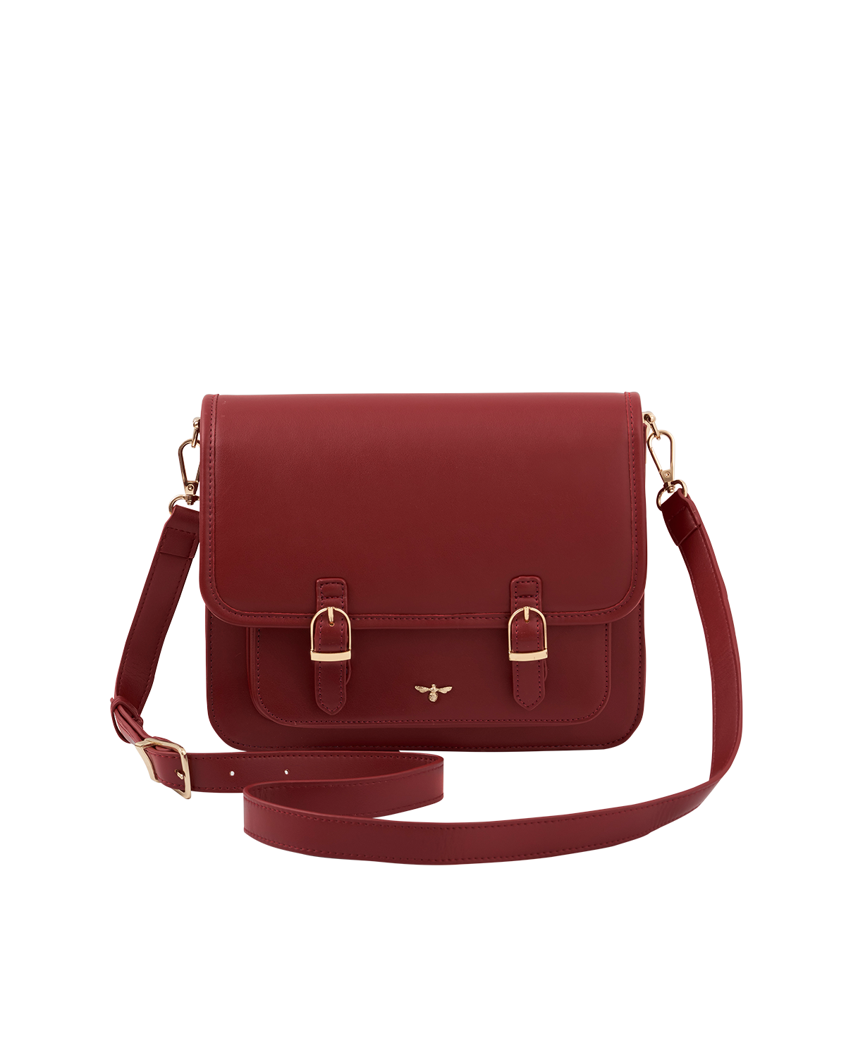 Fable England Wonderland Satchel, Main, color, Cherry Red