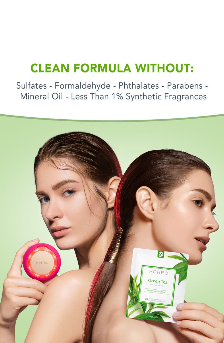 FOREO Farm To Face Sheet Mask - Green Tea x3, Alternate, color, NO COLOR