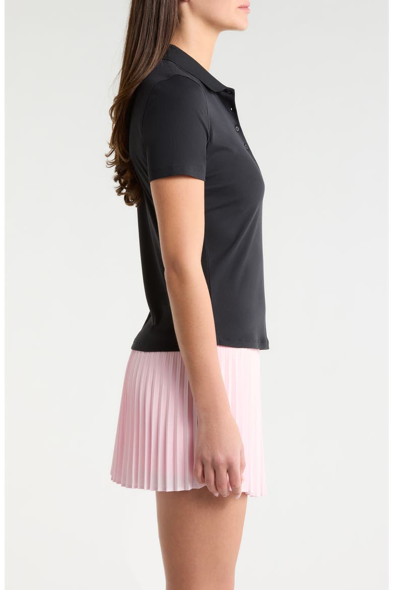 Tech Rib Golf Polo, Alternate, color, ONYX