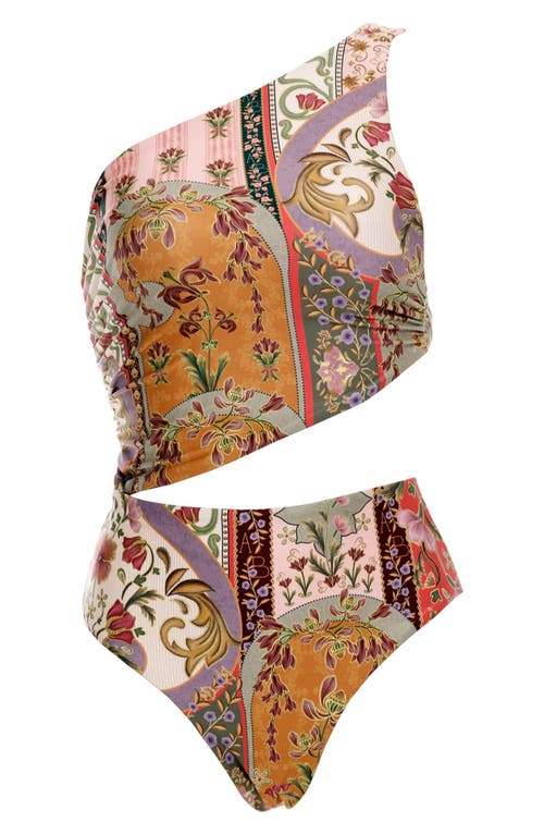 Agua Bendita Greisa Aura Cutout One-piece Swimsuit In Multi
