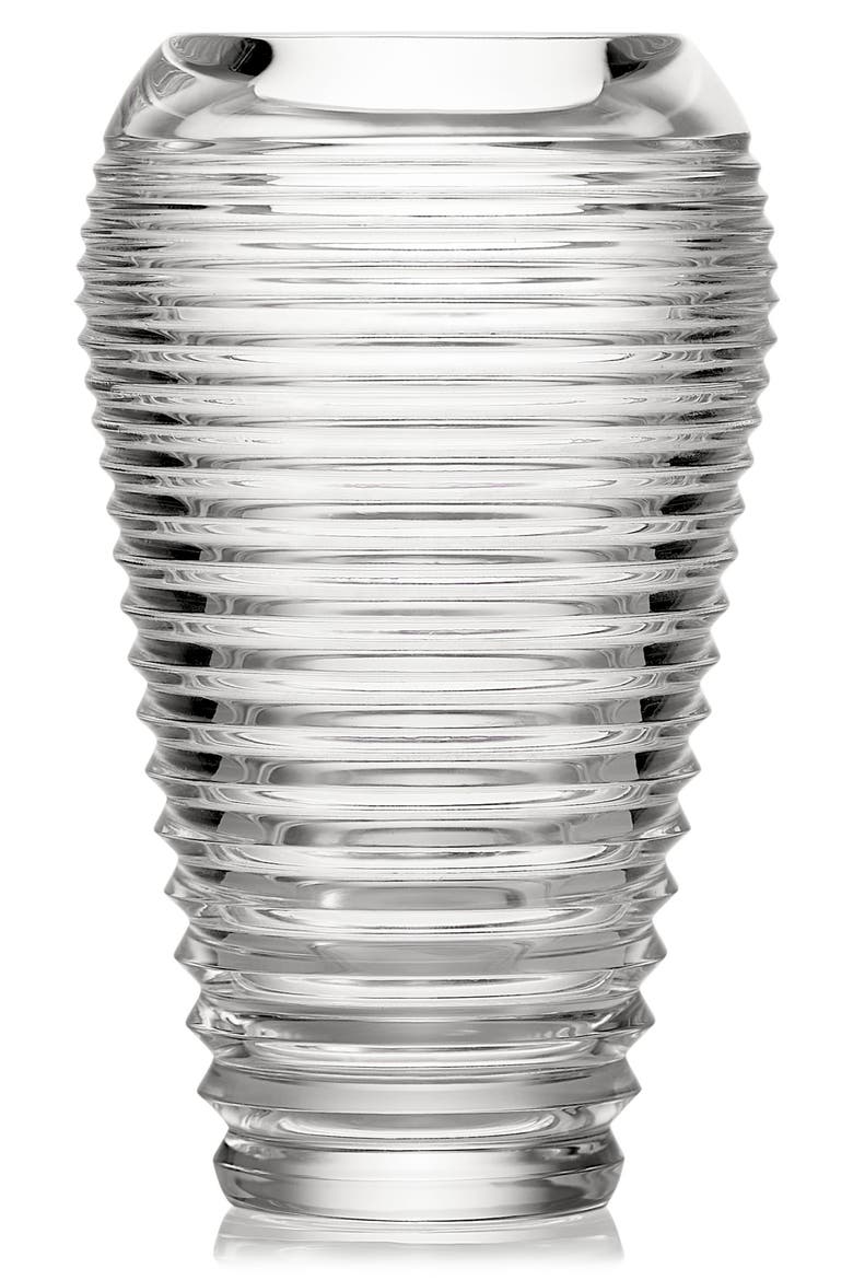 Circon Crystal Vase, Main, color, NO COLOR