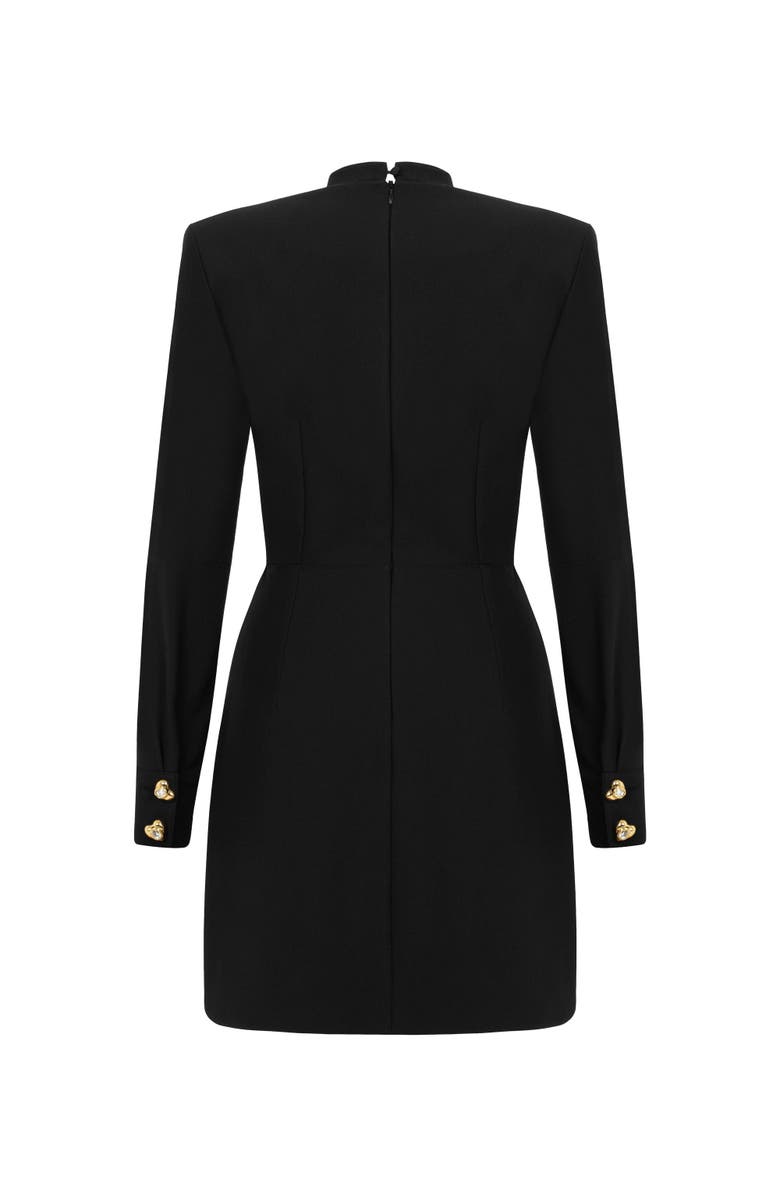 Nocturne Shoulder Pad Mini Dress, Alternate, color,