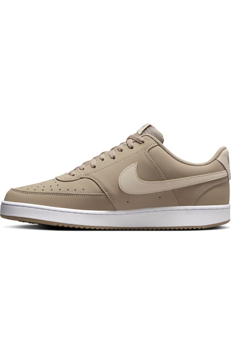 Nike Court Vision Low Sneaker, Alternate, color, Khaki/ Sanddrift/ White