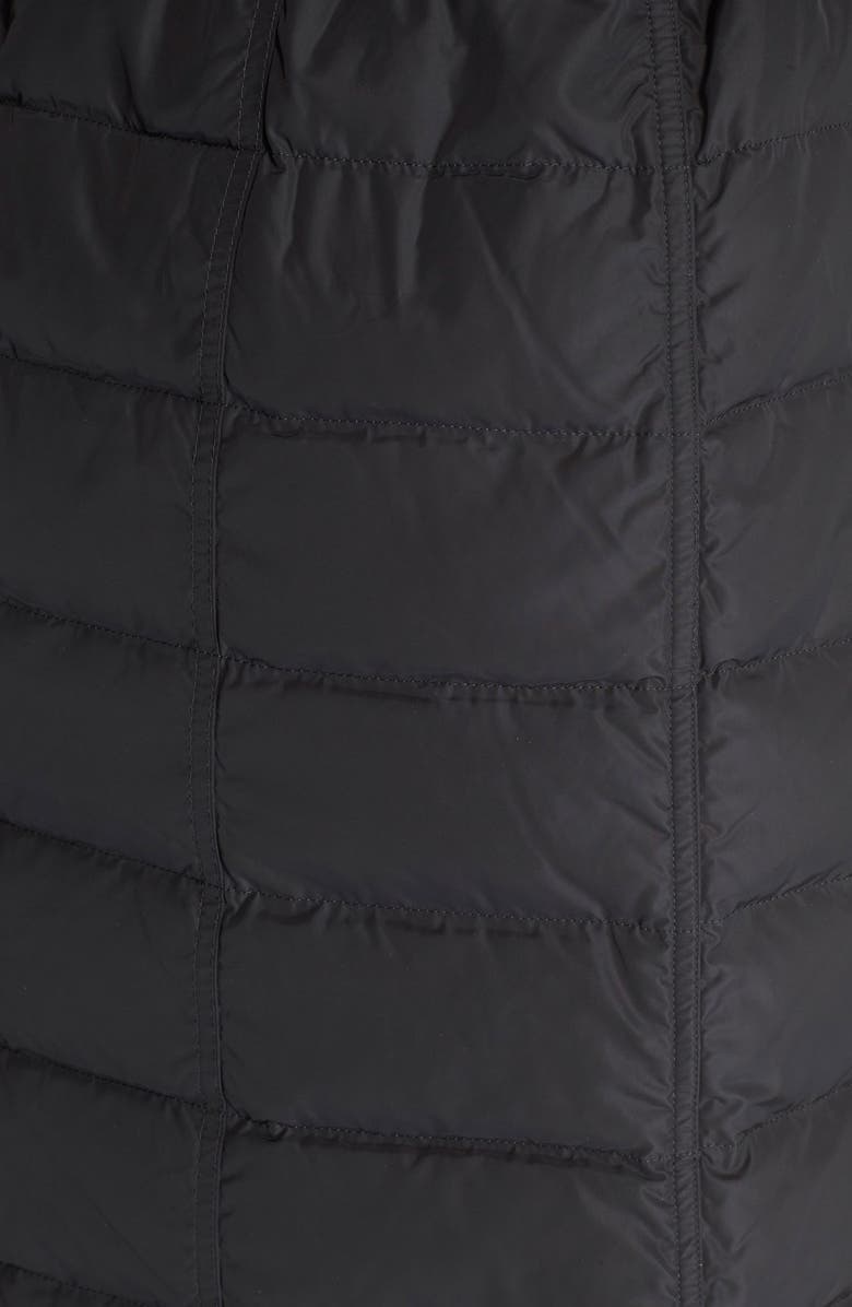 Burberry Brit 'Allerdale' Genuine Fox Fur Trim Hooded Quilted Down Coat, Alternate, color,