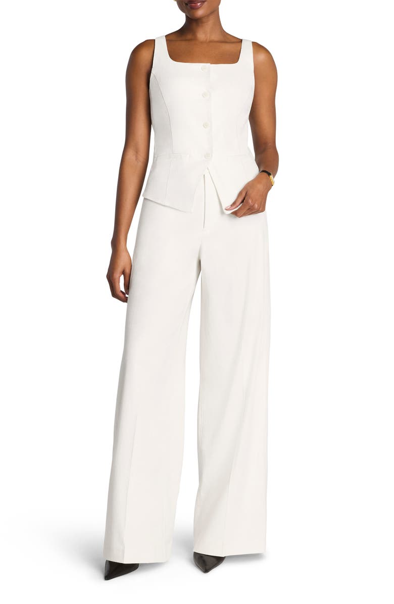 SPANX<sup>®</sup> Cotton Blend Vest, Alternate, color, Ivory