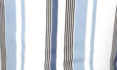 Truly Me Kids' Stripe Cutout Dress In White Multi