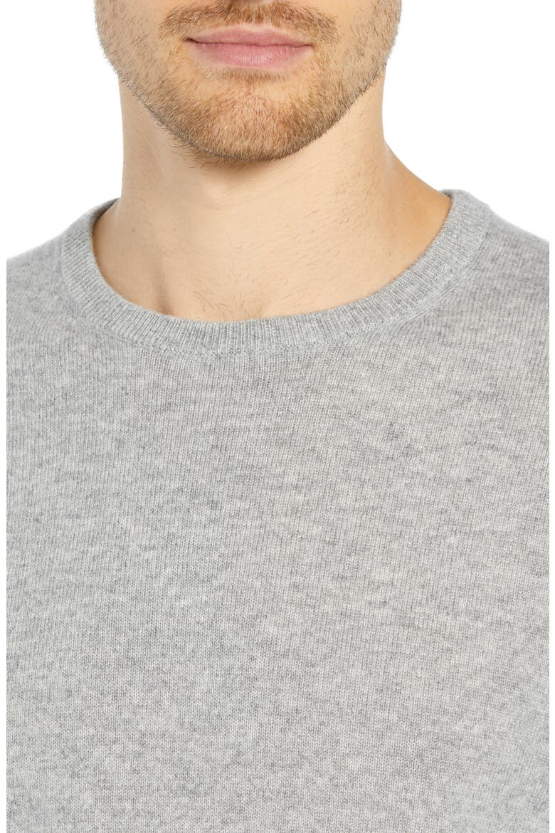Everyday Cashmere Regular Fit Crewneck Sweater, Alternate, color, HEATHER GREY