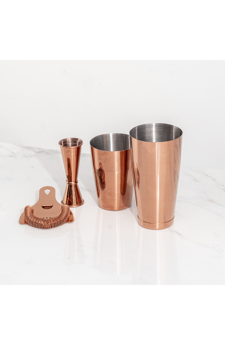 A Bar Above 4-Piece Craft Bar Set, Antique Copper, Alternate, color, Antique Copper