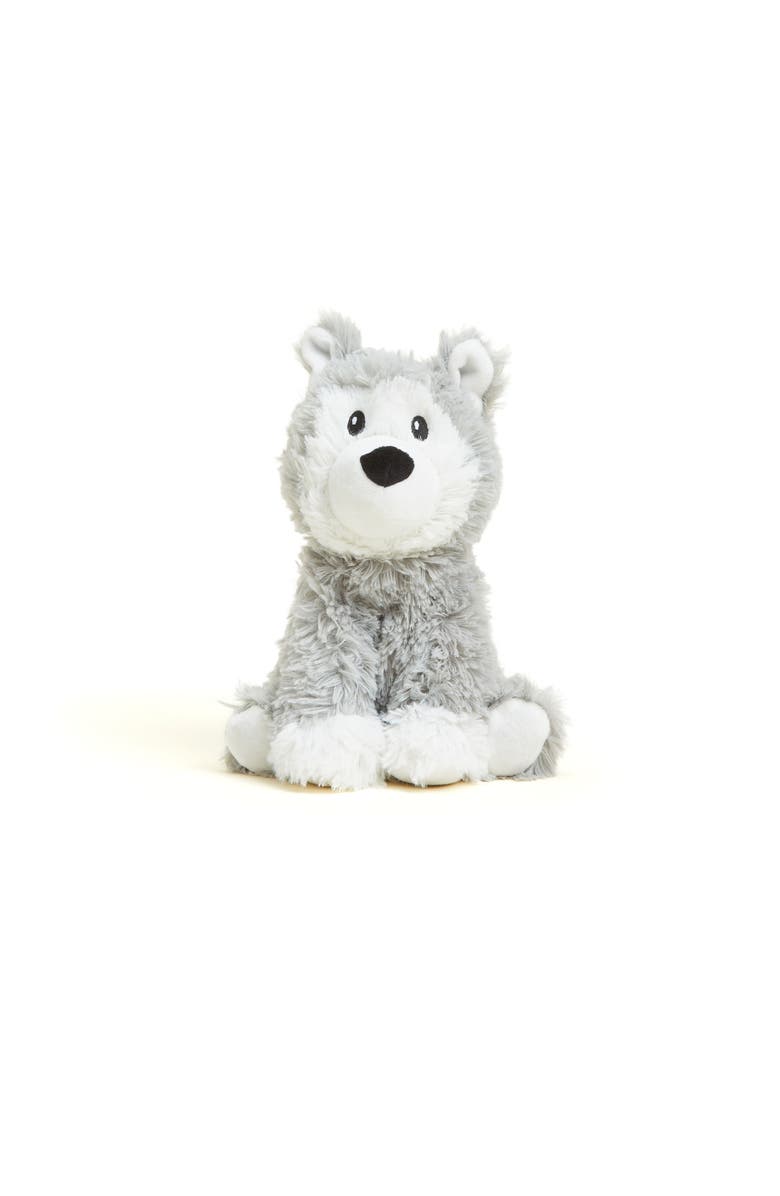 Warmies Husky Plush Toy, Alternate, color, Medium Gray