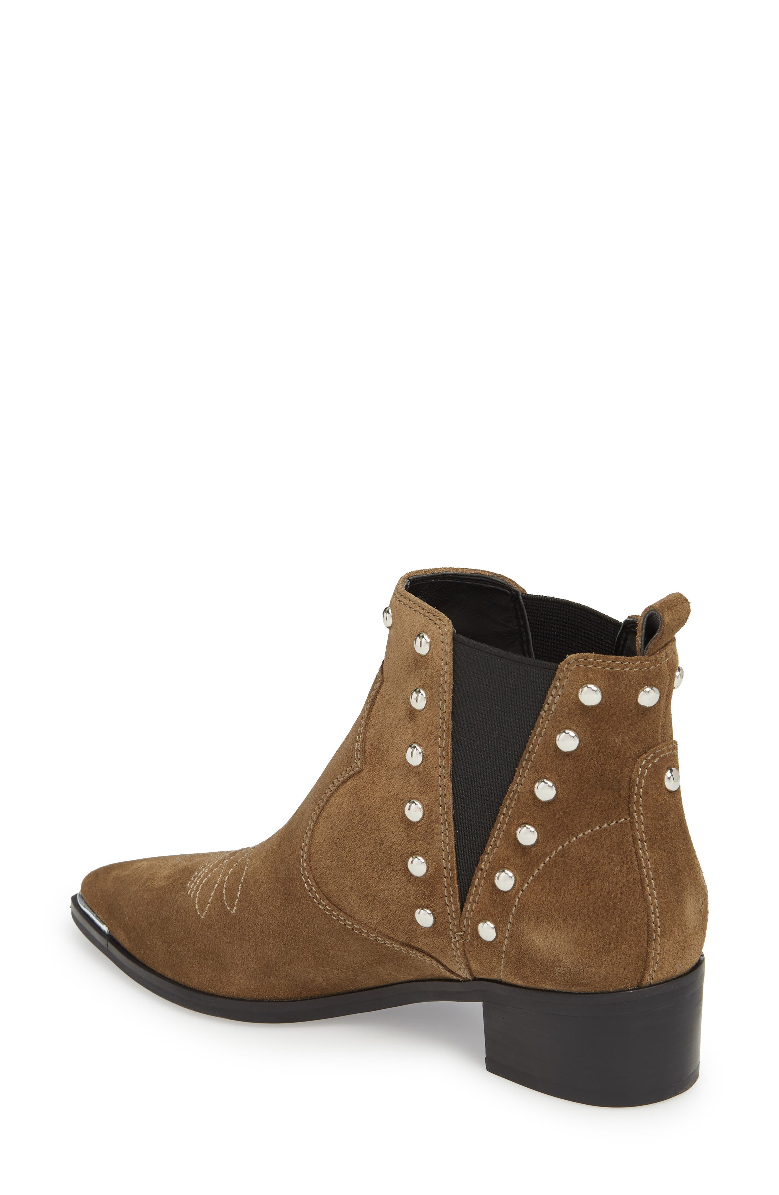 Yente Chelsea Boot, Alternate, color, OLIVE SUEDE
