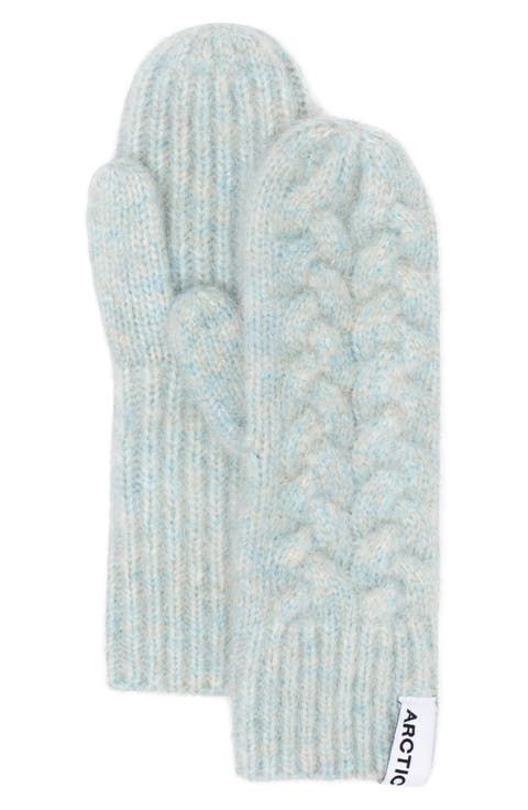 The Mohair & Merino Wool Blend Mittens