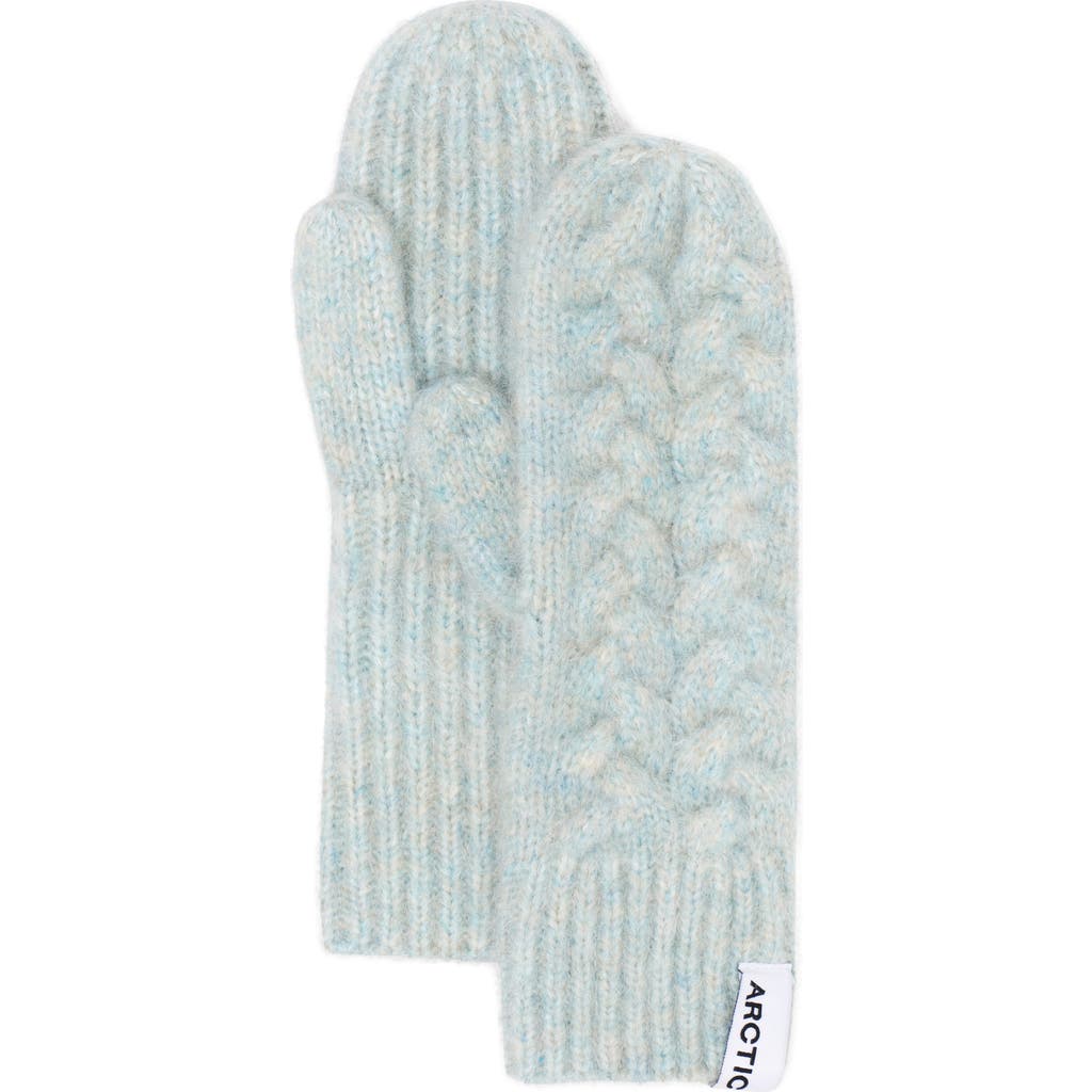 Arctic Fox & Co. Arctic Fox & Co The Mohair & Merino Wool Blend Mittens In Blue