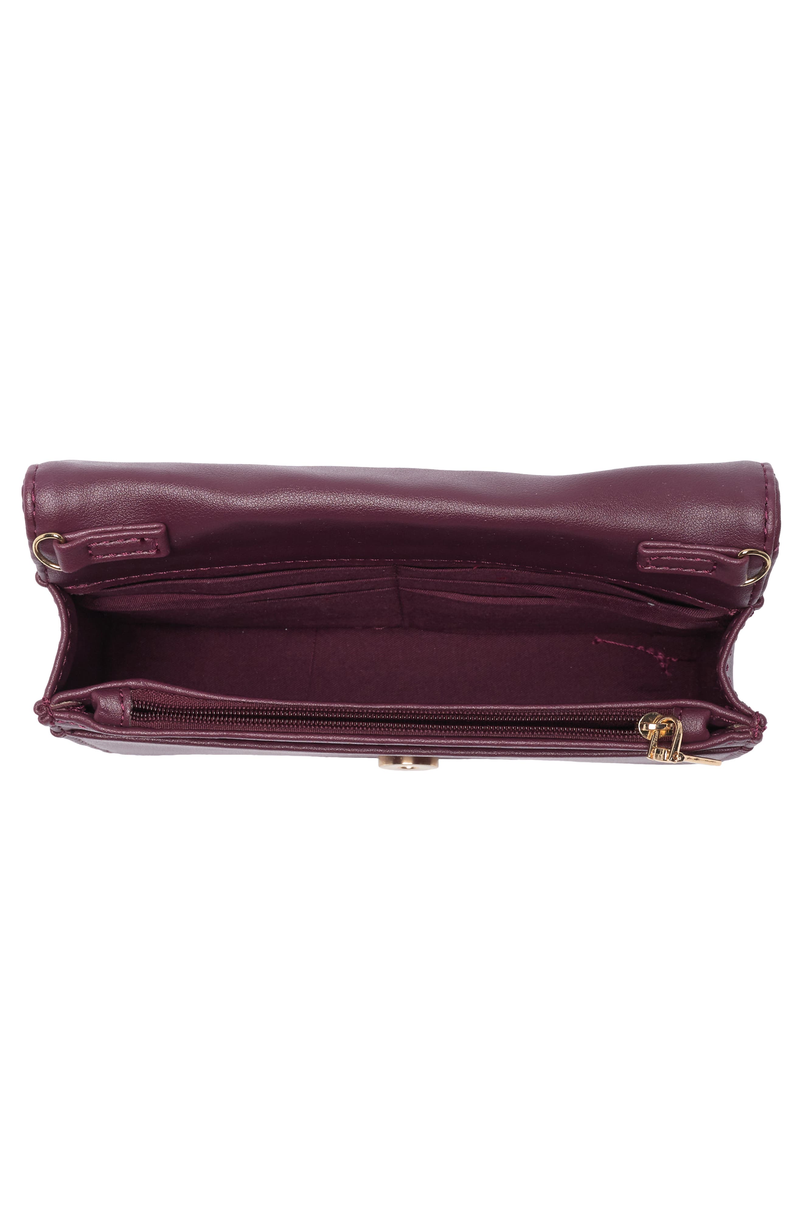 Badgley Mischka Collection Studio Crossbody Bag, Alternate, color, Plum
