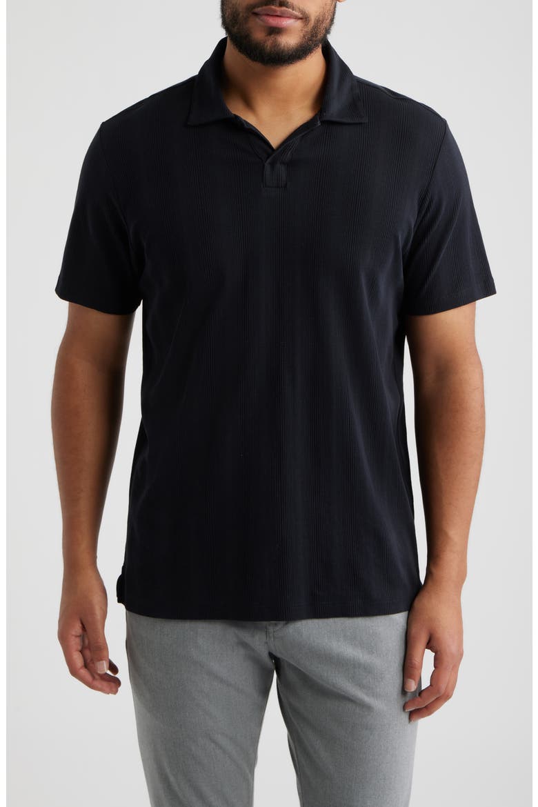Portmao Johnny Collar Polo, Main, color, BLACK