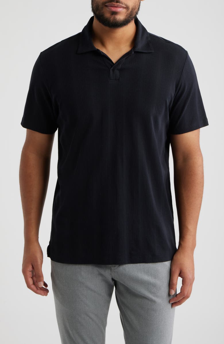 Robert Barakett Portmao Johnny Collar Polo, Main, color, Black