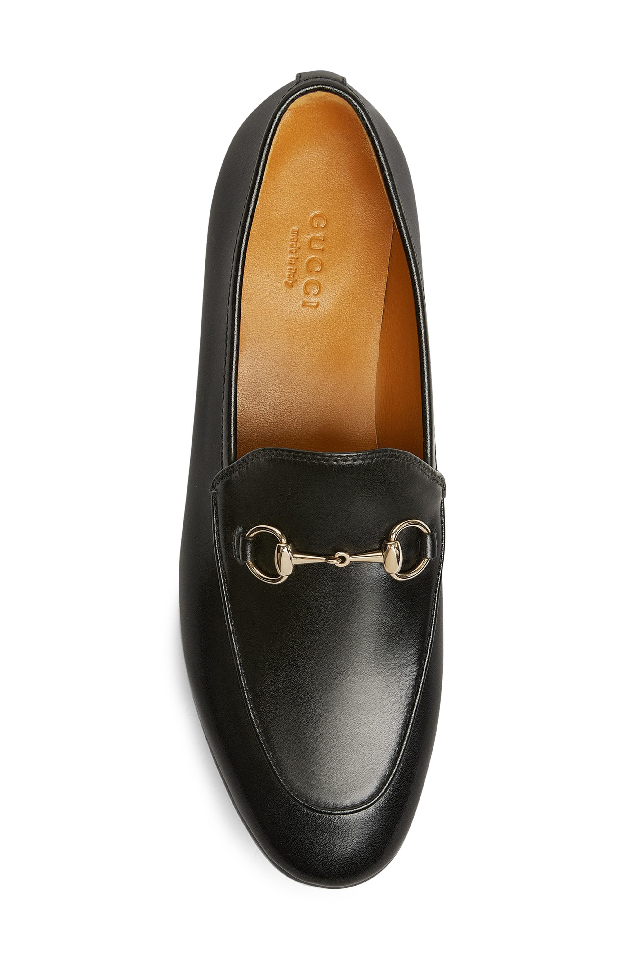 Gucci Jordaan Bit Loafer, Alternate, color, Black