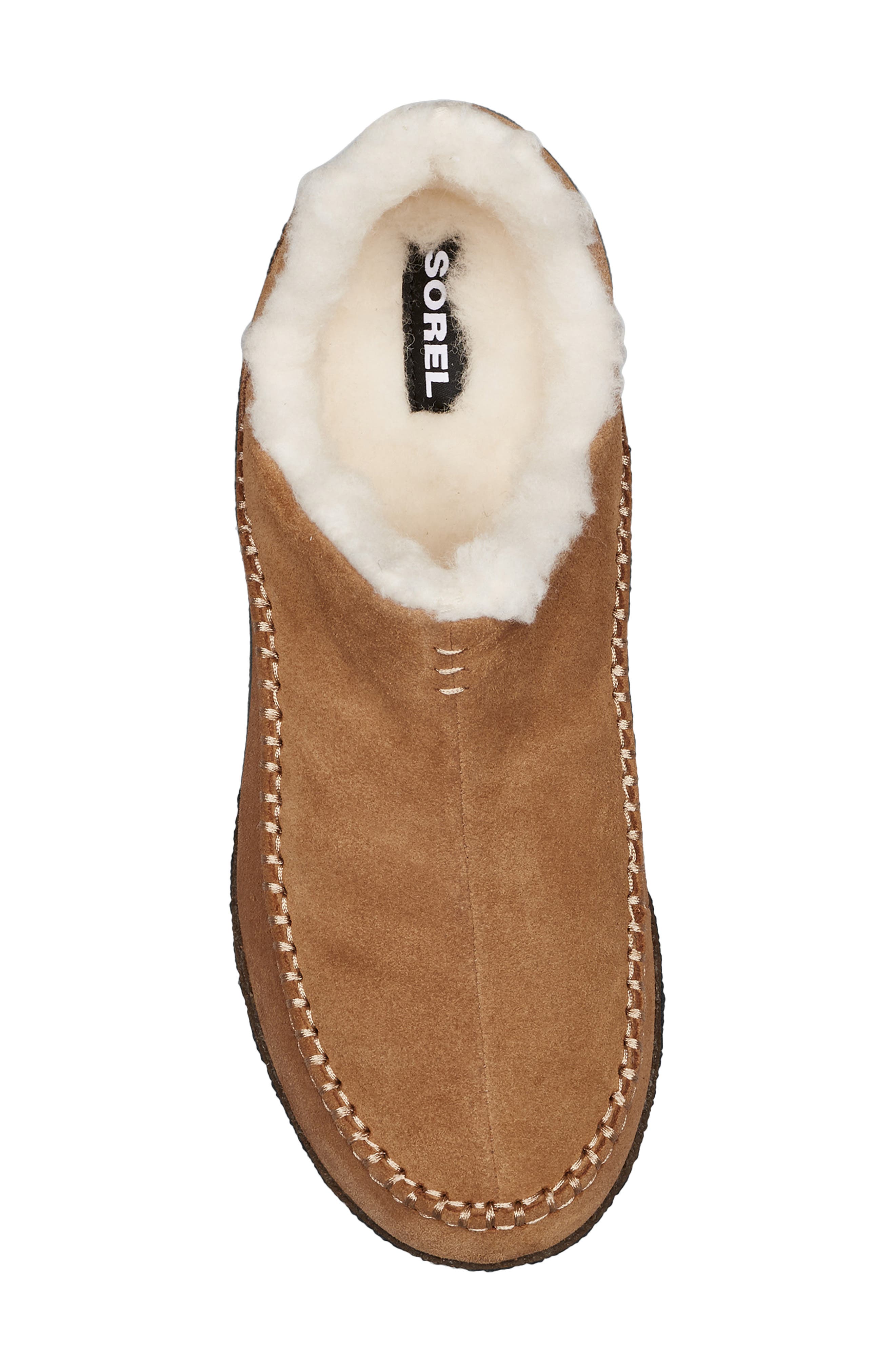 Manawan II Faux Fur Lined Slipper, Alternate, color, ELK