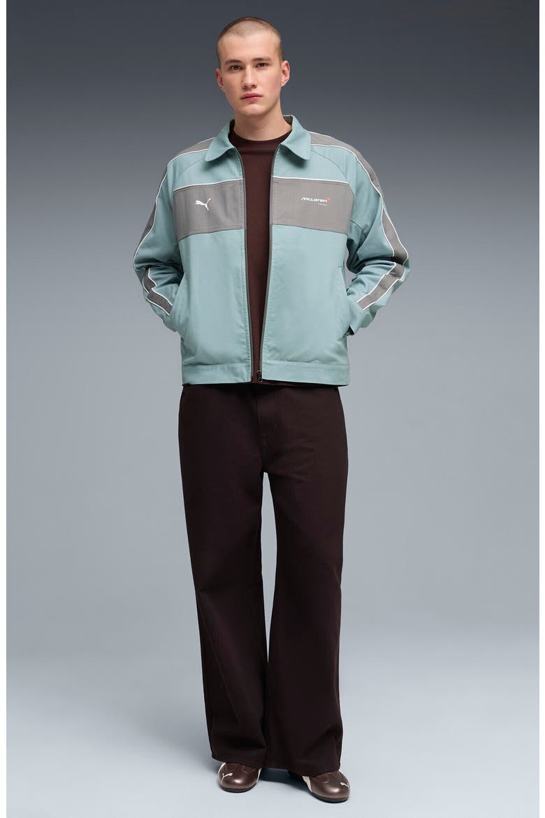 McLaren Racing Coach's Jacket, Alternate, color, SEAFOAM