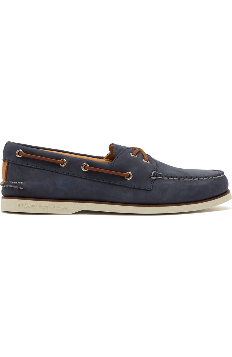 SPERRY TOP-SIDER<sup>®</sup> Gold Cup Authentic Original Cross Lace Boat Shoe, Alternate, color,