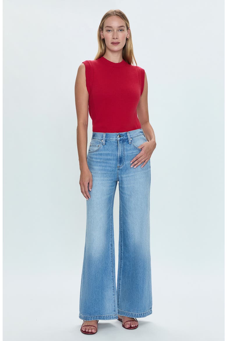 High Waist Wide Leg Jeans, Alternate, color, MAJOR