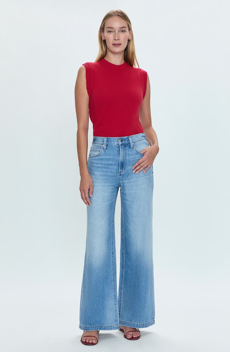 Pistola High Waist Wide Leg Jeans, Alternate, color, Major