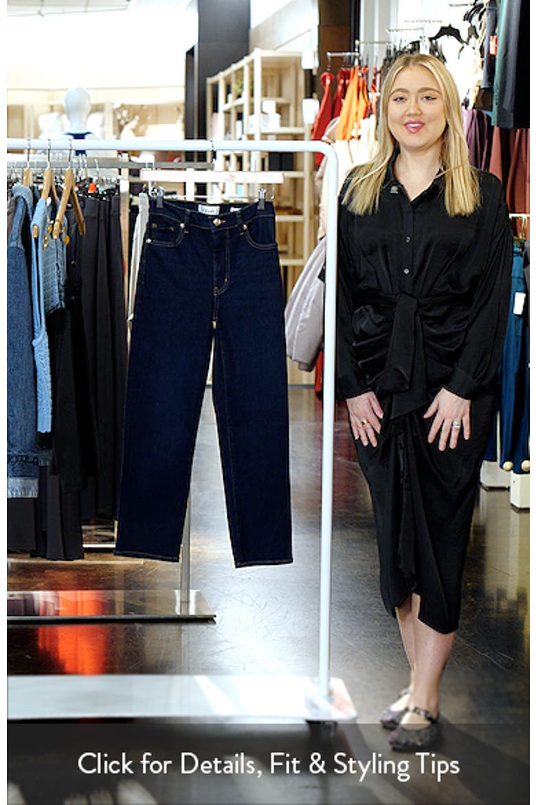 Le Sleek High Waist Straight Leg Jeans video