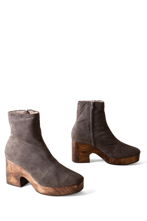 Huma Blanco Elianna Platform Clog Boot In Gray