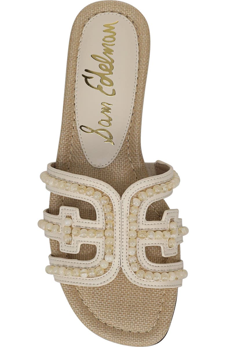 Sam Edelman Bay Tide Slide Sandal, Alternate, color, Light Almond/ Modern Ivory
