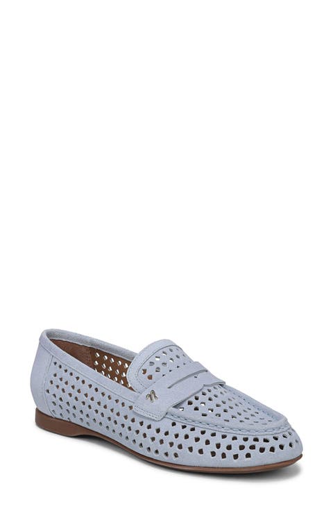 Bloom Perforated Penny Loafer (Women)
