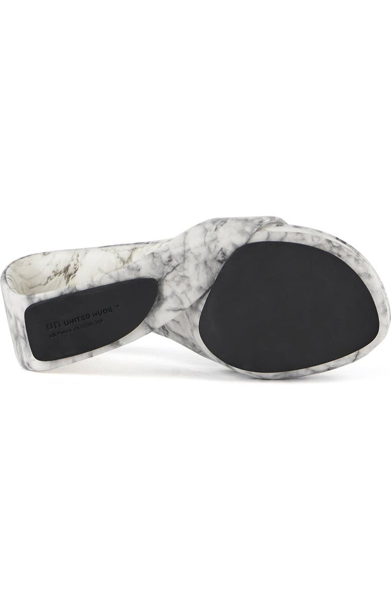 United Nude Mobius Hi, Alternate, color, White Marble
