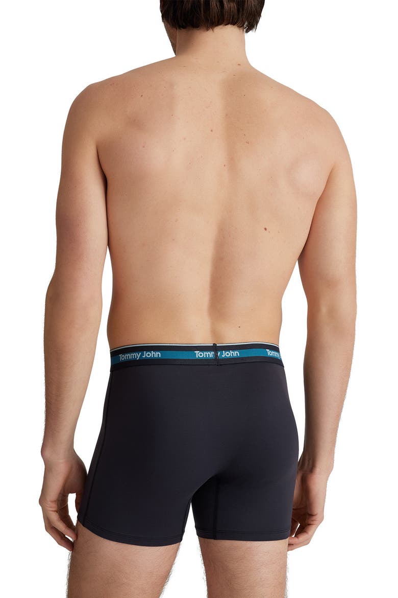 3-Pack Comfort Micro 4-Inch Boxer Briefs, Alternate, color, BLACK, BLACK MONUMENT