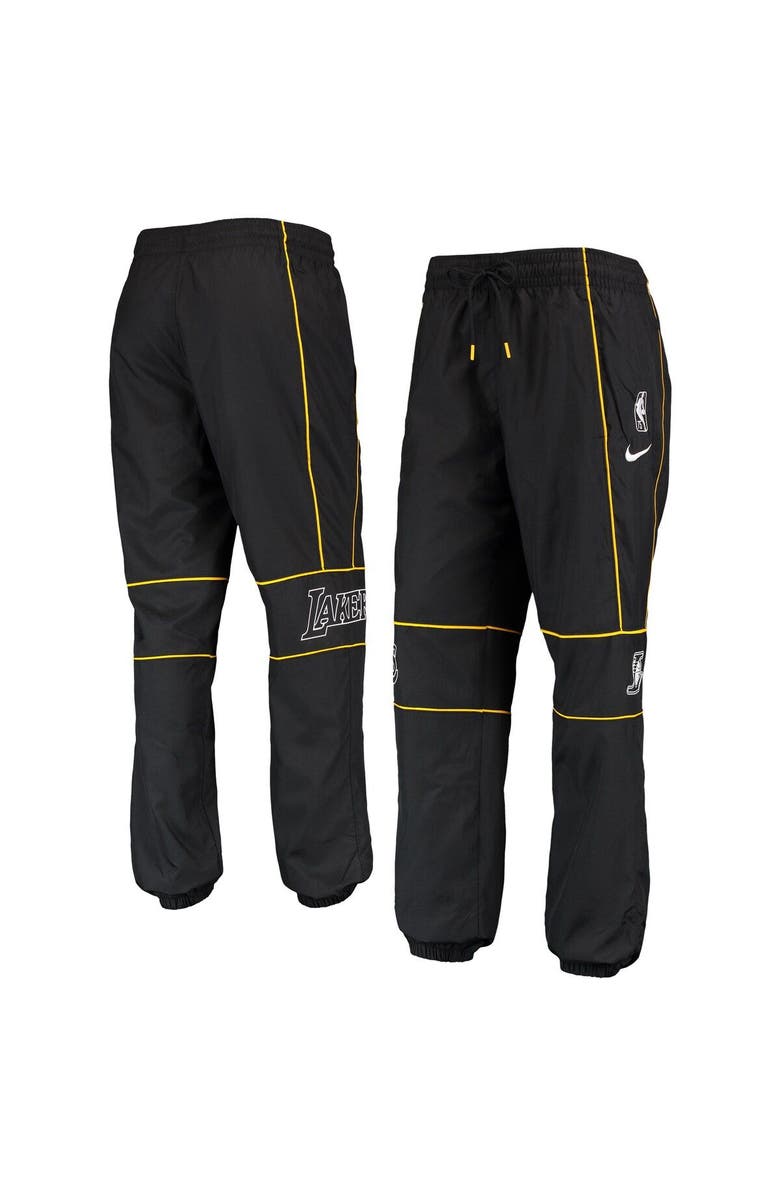 Nike Women's Nike Black Los Angeles Lakers 75th Anniversary Courtside Woven Pants, Main, color, 