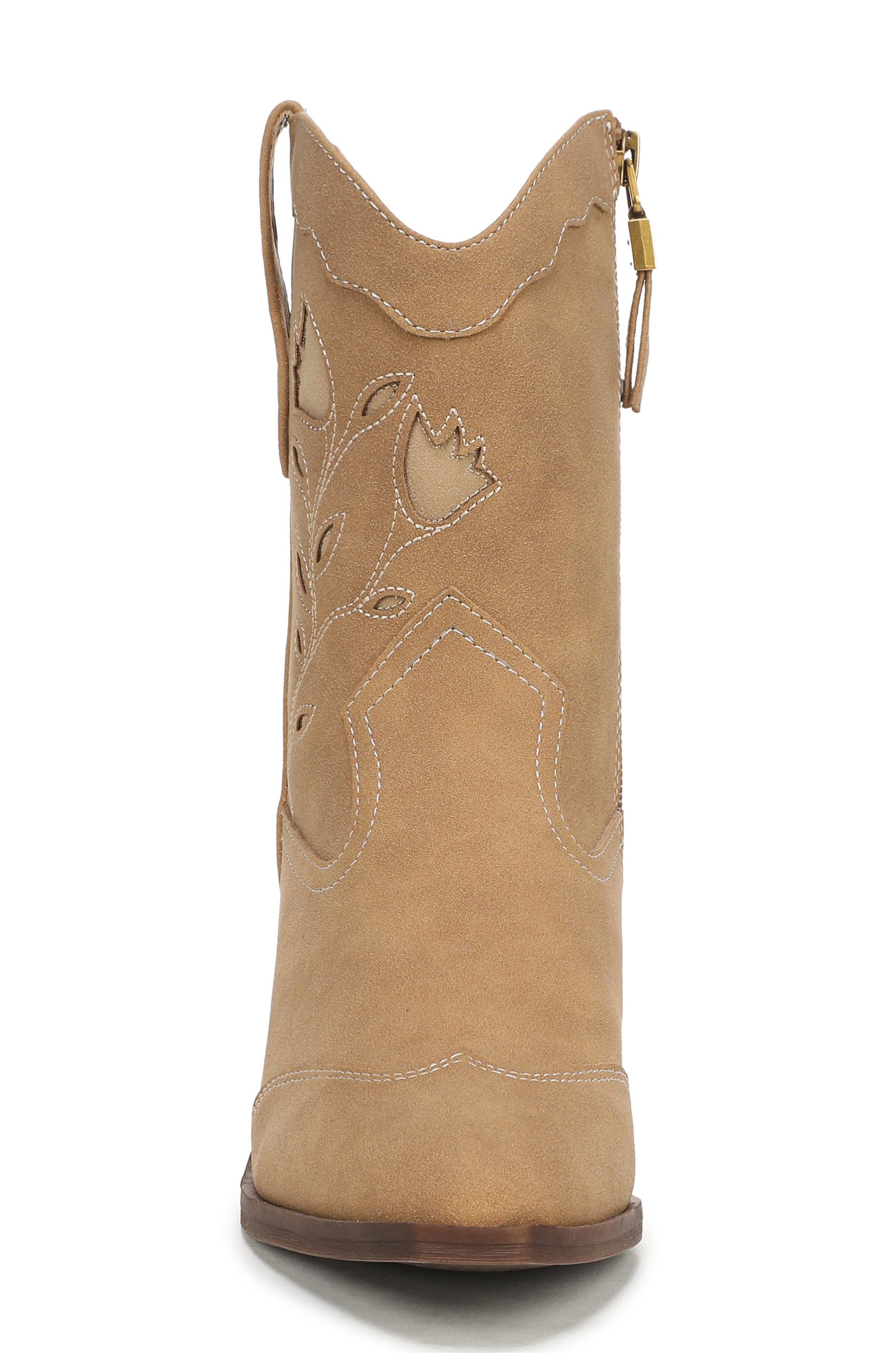 Flash Western Faux Leather Bootie, Alternate, color, ACORN